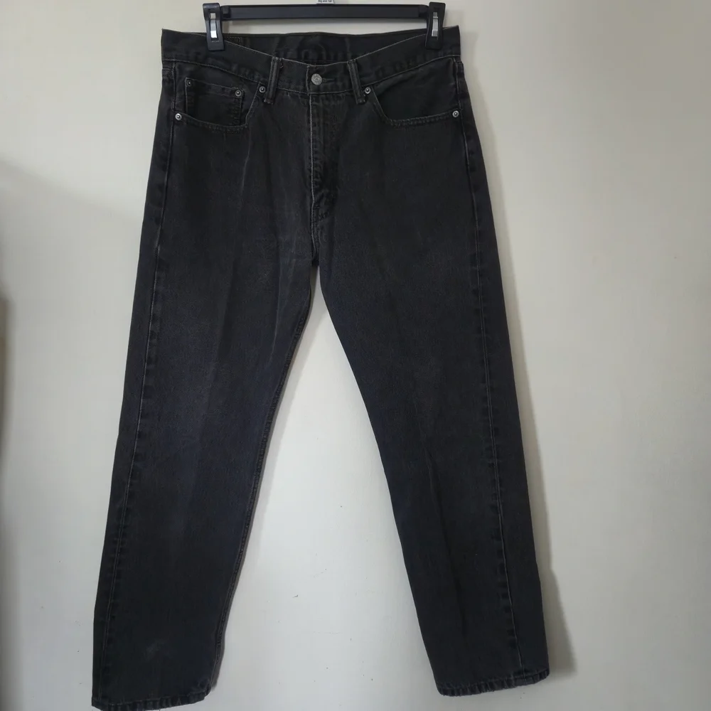 Levi's‎ Men's Straight Black Jeans 36x32